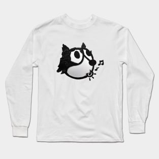 Felix the cat is singing as usual Long Sleeve T-Shirt